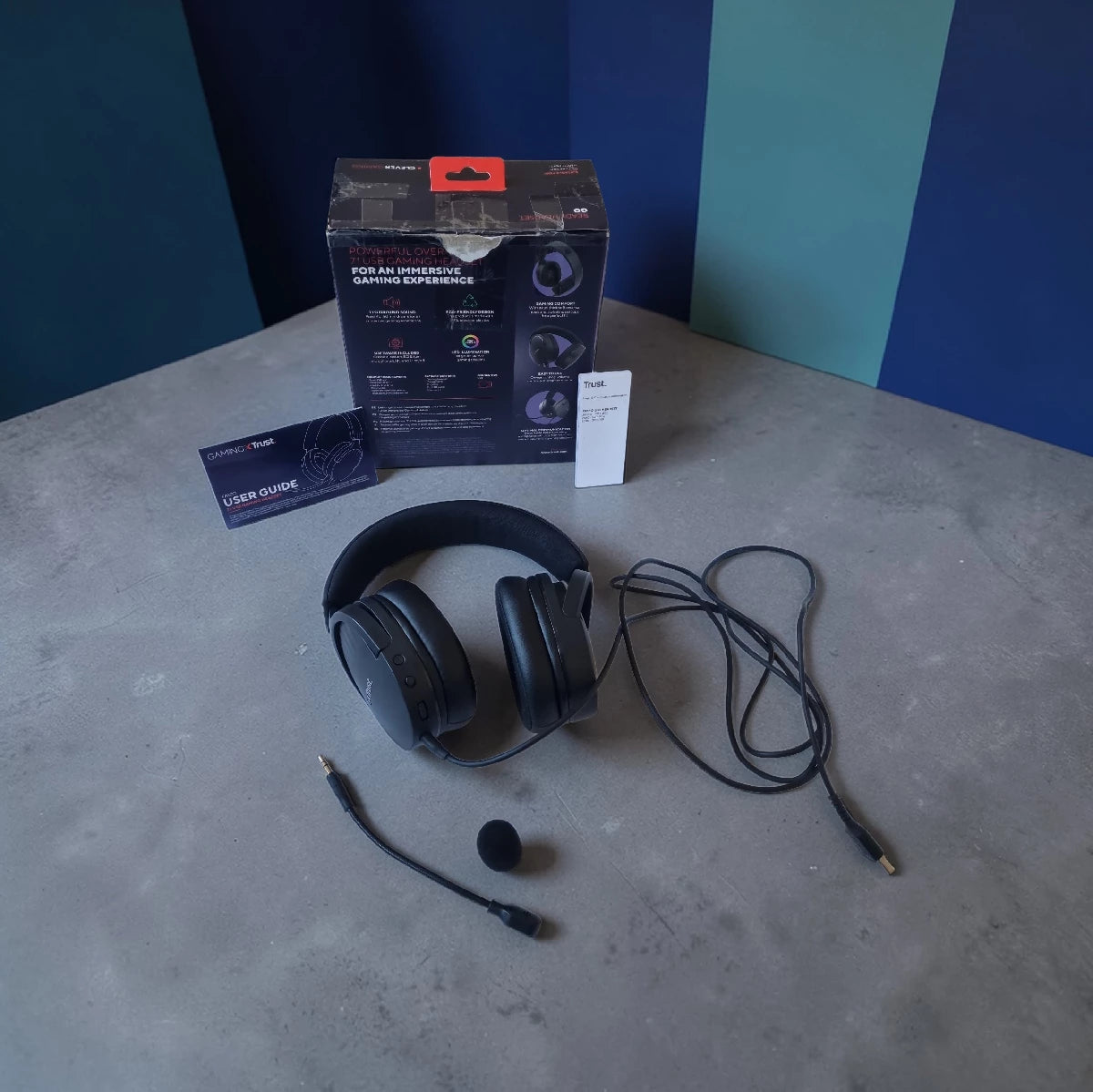 Trust GXT 490 Fayzo 7.1 USB Gaming Headset – Eco-friendly – PC/PS4/PS5