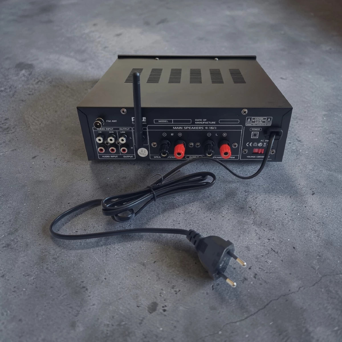Pyle PDA6BU Compact Wireless BT Stereo Amplifier