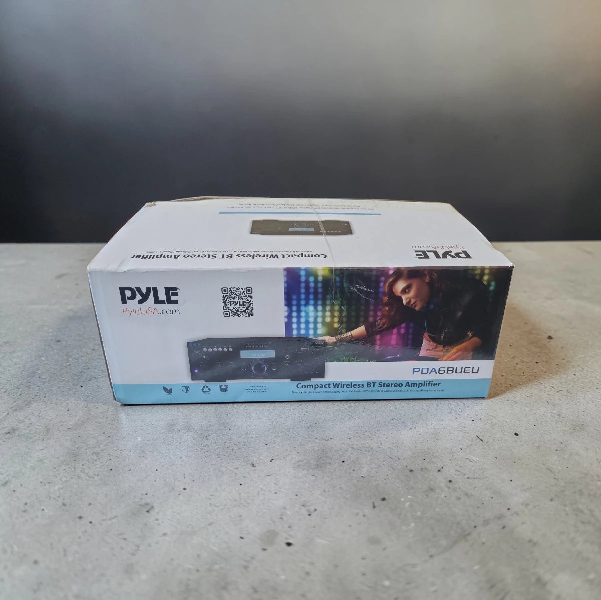Pyle PDA6BU Compact Wireless BT Stereo Amplifier