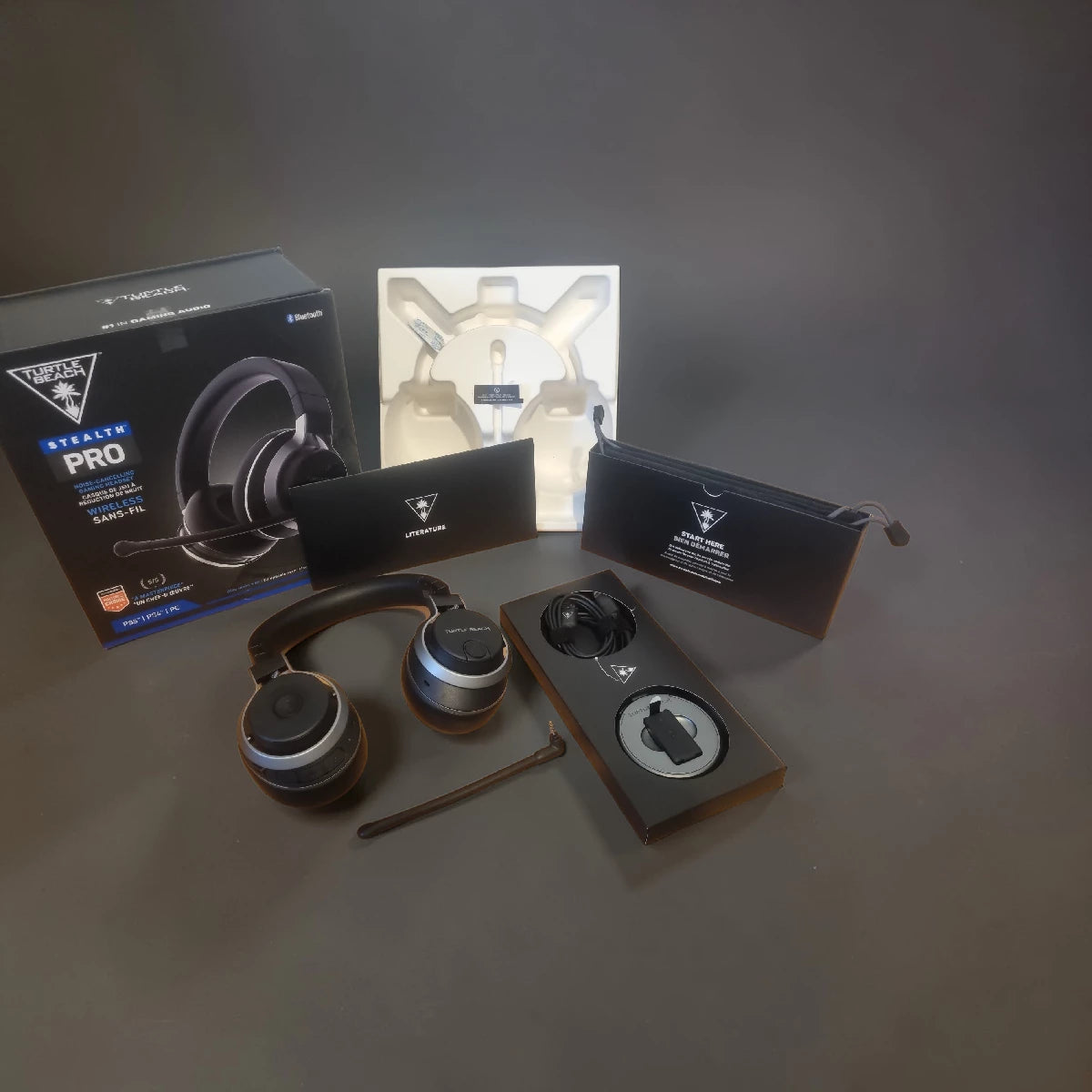 Turtle Beach Stealth Pro – Wireless Noise-Cancelling Gaming Headset (PS5/4 | PC)