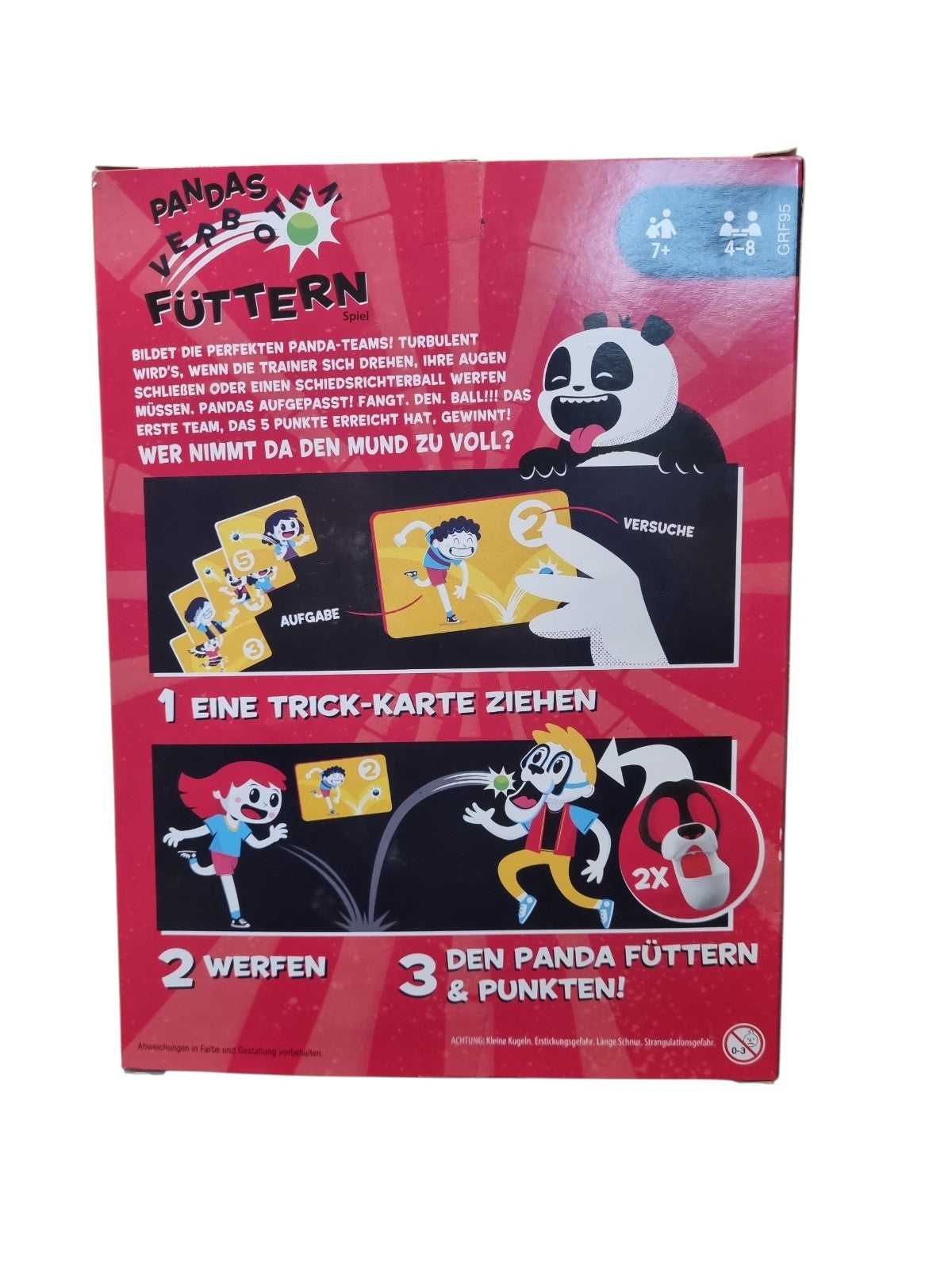 Pandas Füttern Verboten – Action- & Partyspiel von Mattel (GRF95)