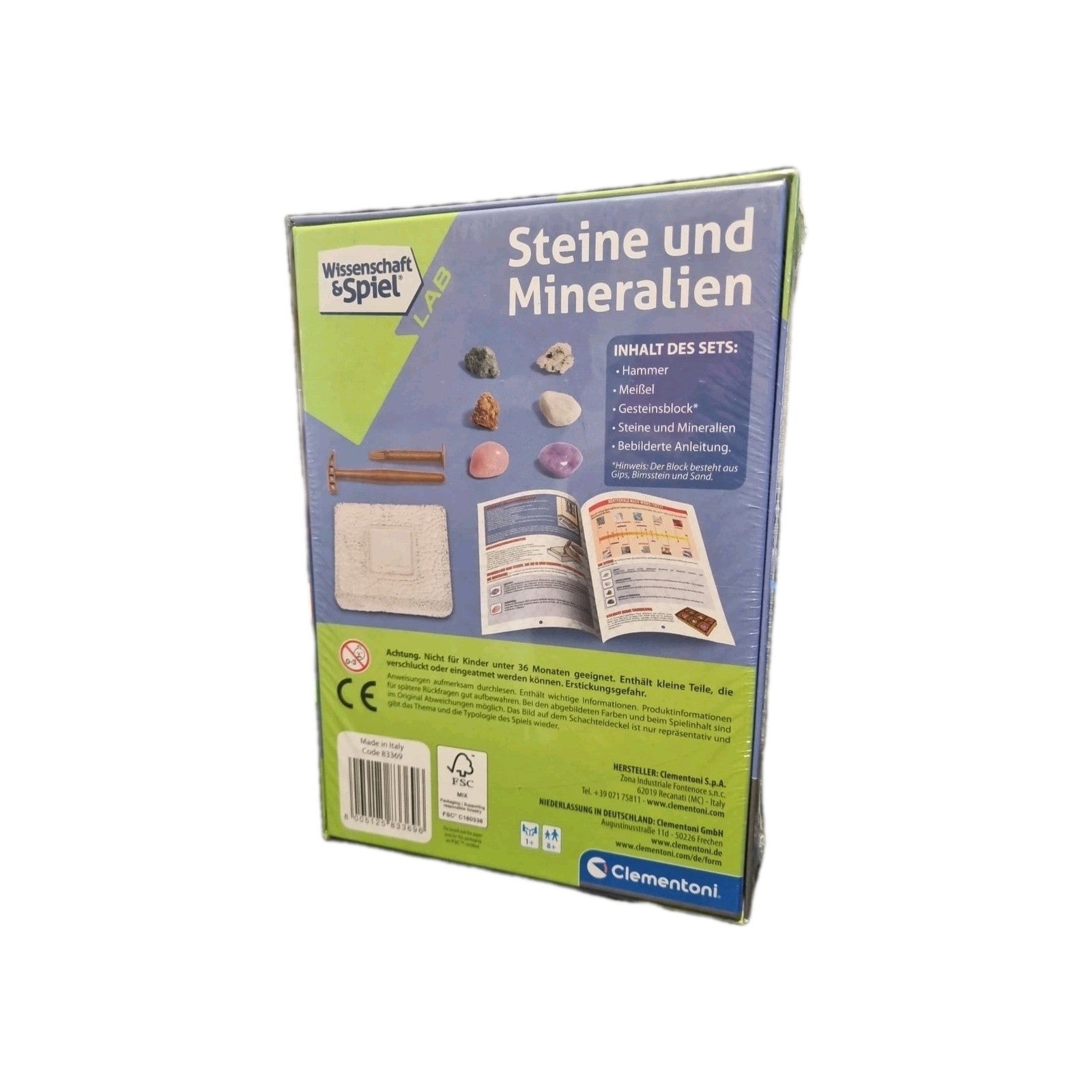 Clementoni | Steine und Mineralien | Wissenschaft & Spiel | NEU OVP