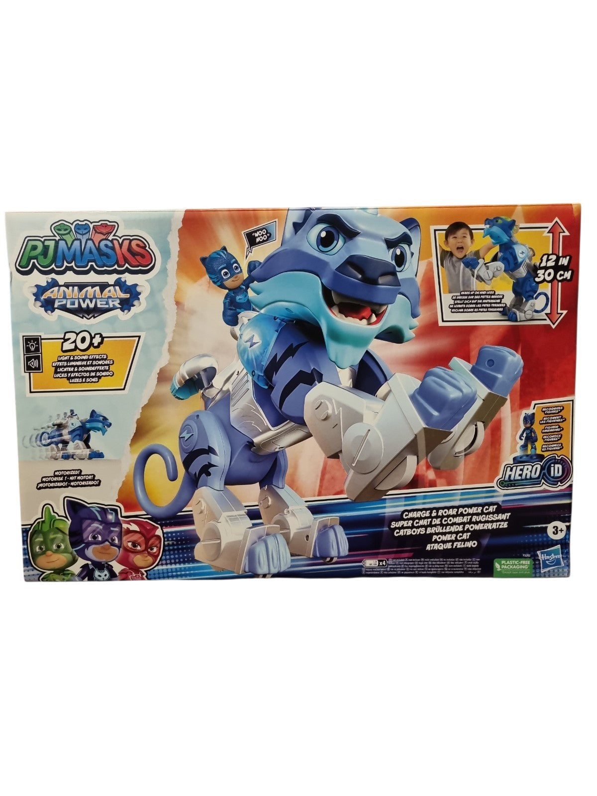 PJ Masks Animal Power - Catboys brüllende Powerkatze - 30cm Motorisiert