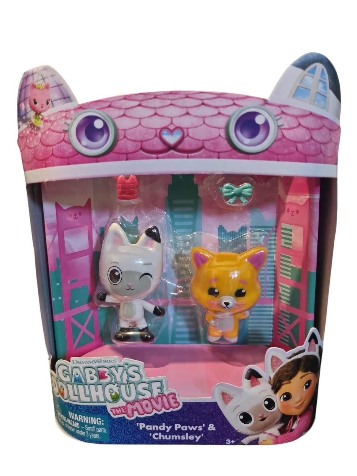 Spin Master Gabby's Dollhouse The Movie Pandy Paw & Chumsley Figuren-Set