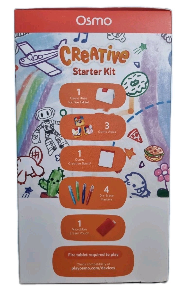 Osmo - Creative Starter Kit für |FIRE TABLETS| 3 Spiele | Spielerisch Lernen OVP