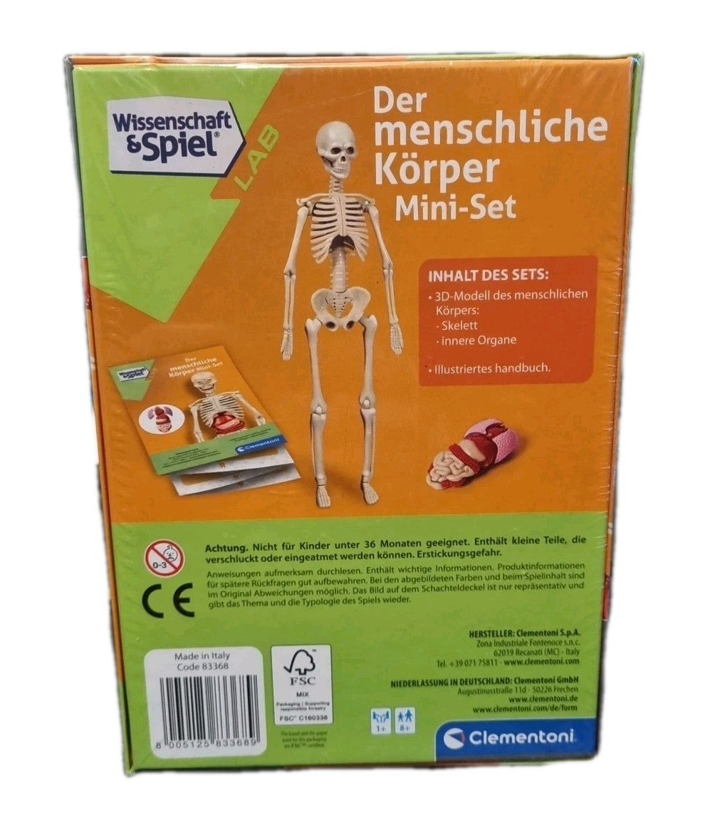 Clementoni | Der Menschliche Körper | Mini-Set | Innere Organe | NEU OVP