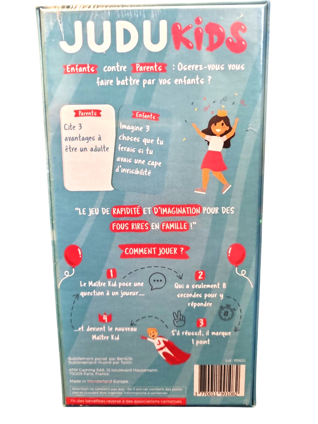 JUDU KIDS – Das ultimative französische Familienspiel (480 Karten)