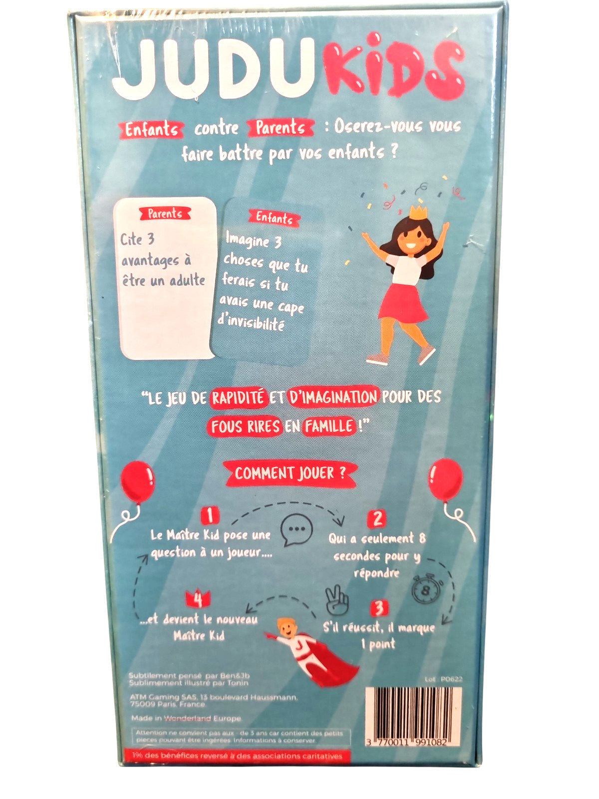 JUDU KIDS – Das ultimative französische Familienspiel (480 Karten)