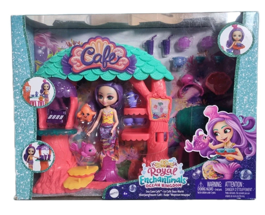 Enchantimals Royal Ocean Kingdom Meerjungfrauen-Café Spielset Martina Mermaid