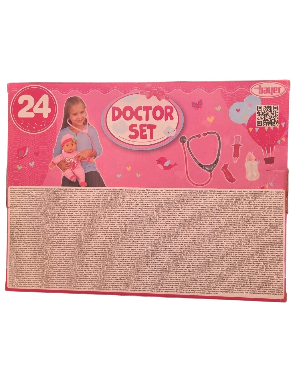 Bayer Design |Arzt-Set mit interaktiver Baby-Puppe (33 cm) OVP