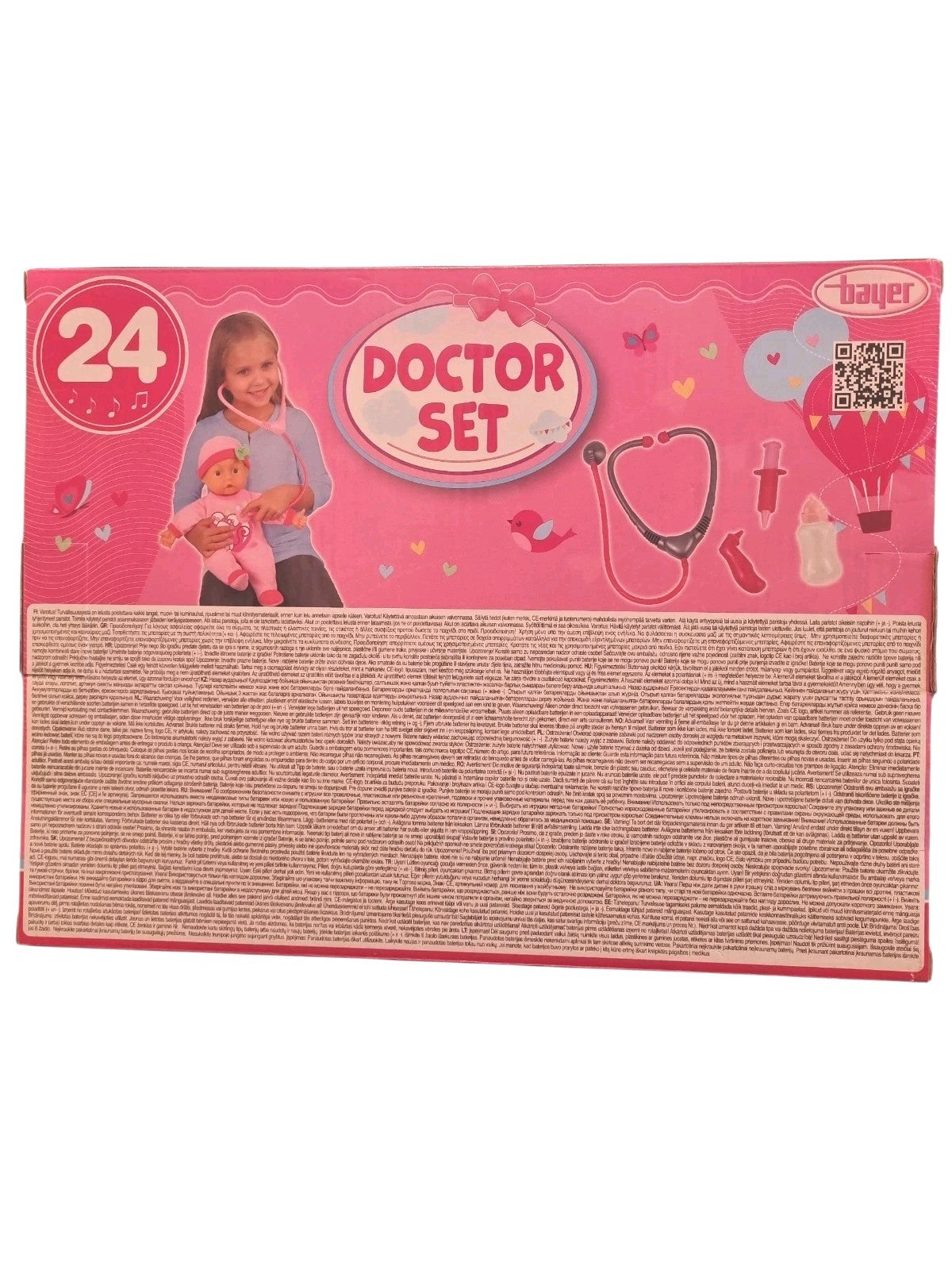 Bayer Design |Arzt-Set mit interaktiver Baby-Puppe (33 cm) OVP
