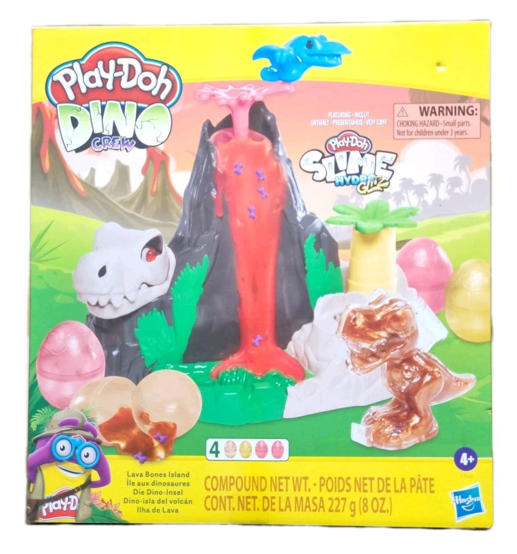 Play-Doh Dino Crew Die Dino-Insel Knet-Set Spielzeug Vulkan Lava F1322 Hasbro