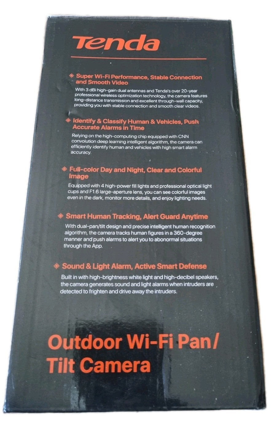 Tenda CH7 4MP WLAN Outdoor Überwachungskamera Aussen Farbnachtsicht PTZ Alexa...
