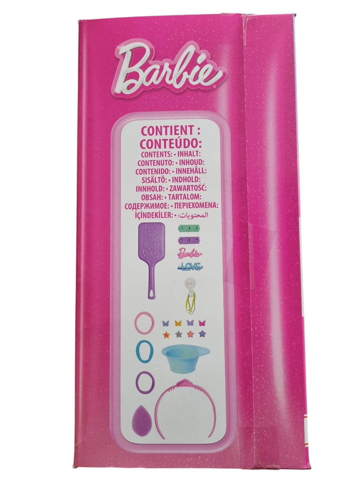 Barbie Deluxe Styling-Kopf Color Reveal – Neon-Regenbogen (22 Teile)