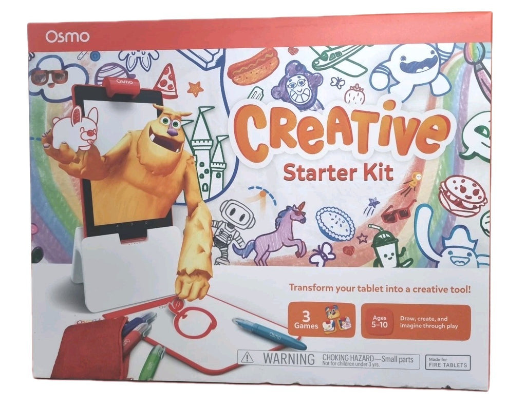 Osmo - Creative Starter Kit für |FIRE TABLETS| 3 Spiele | Spielerisch Lernen OVP