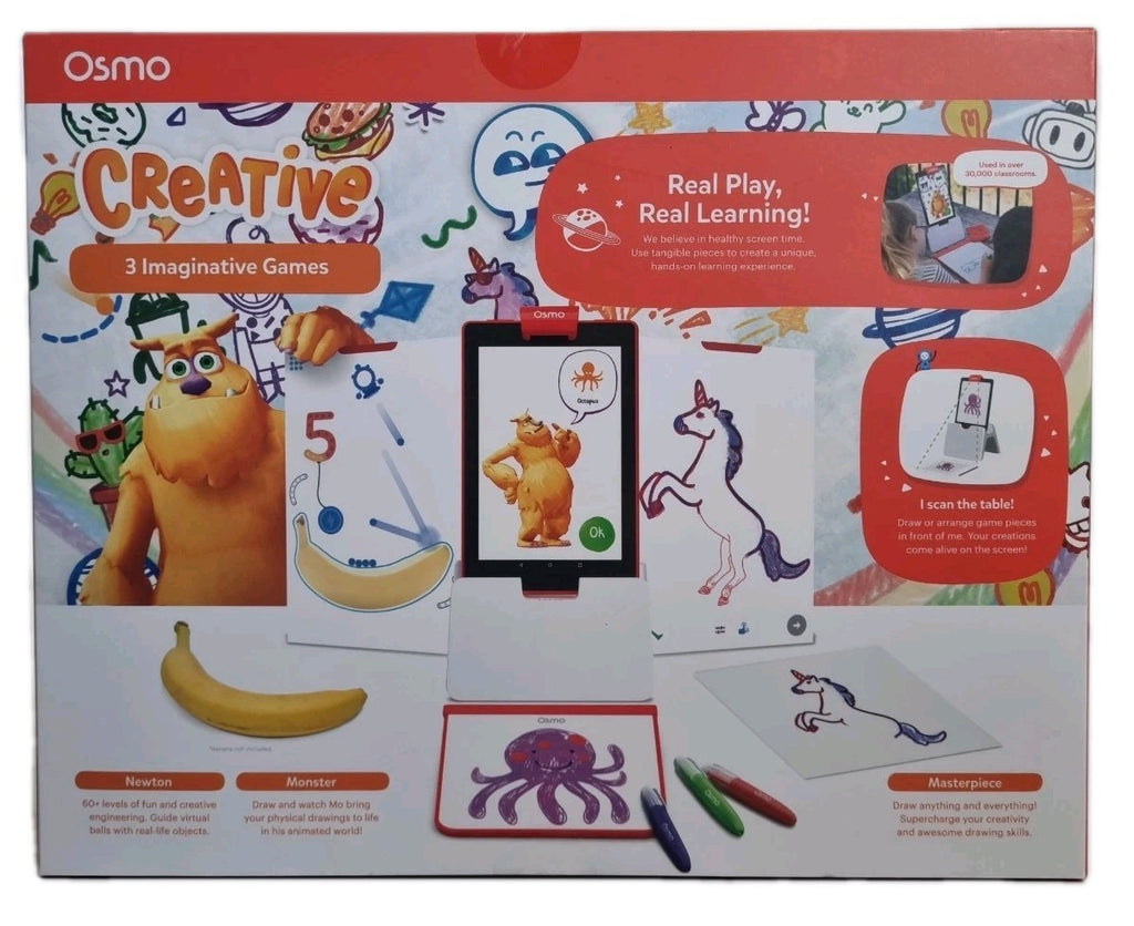 Osmo - Creative Starter Kit für |FIRE TABLETS| 3 Spiele | Spielerisch Lernen OVP