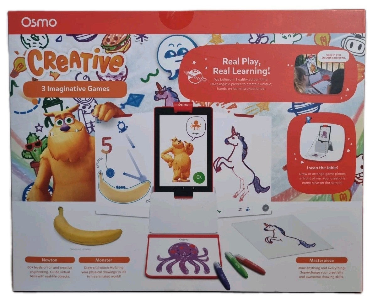 Osmo - Creative Starter Kit für |FIRE TABLETS| 3 Spiele | Spielerisch Lernen OVP
