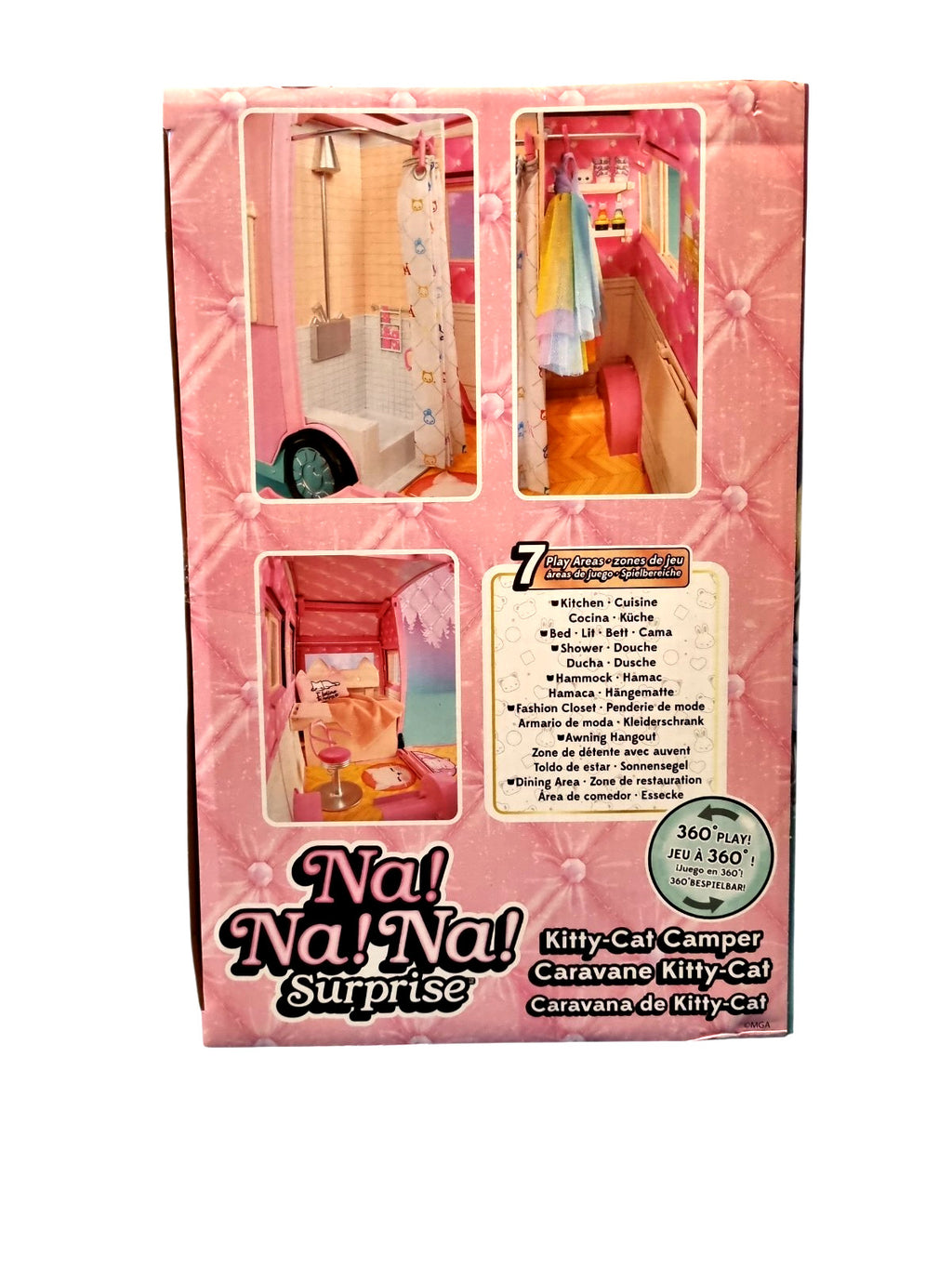 Na! Na! Na! Surprise Kitty-Cat Camper - 91cm Spielset - Seltenheit |OVP NEU